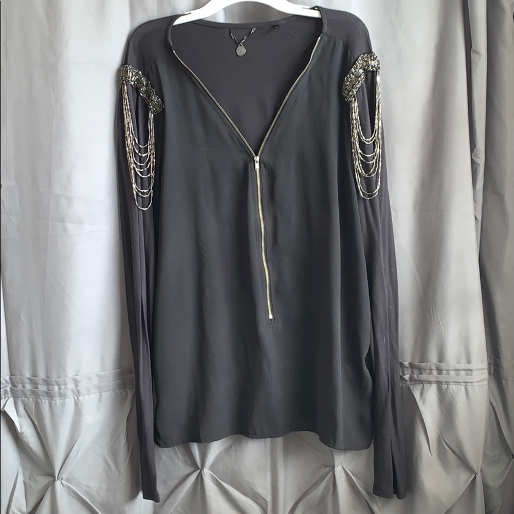 Bling shoulder top
